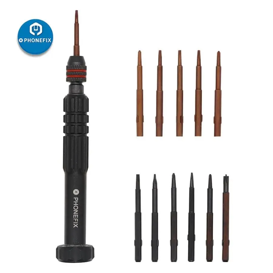 12 IN 1 Multi-Function Screwdriver Repair Tool Kit With Replaceable Bits