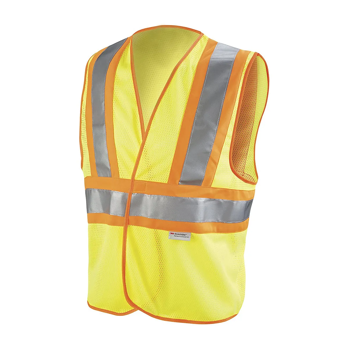 3M M Reflective Vest (Class 2) Orange Medium Scotchlite Reflective Material