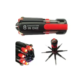 8 in 1 Tool set with LED Light