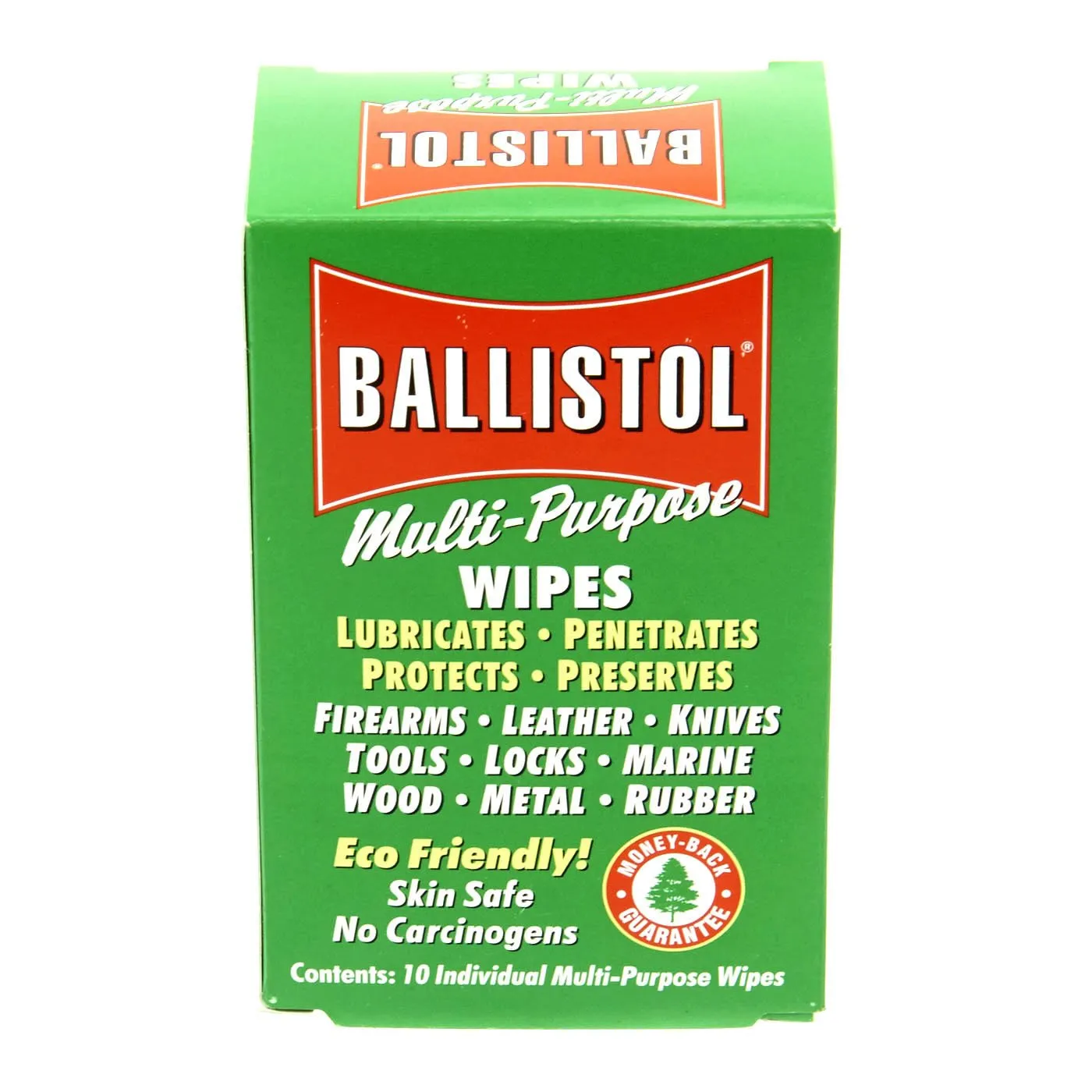 Ballistol Multi-Purpose Cleaning and Lubricating Gun Wipes Pack of 10 - Antique Gun Oil