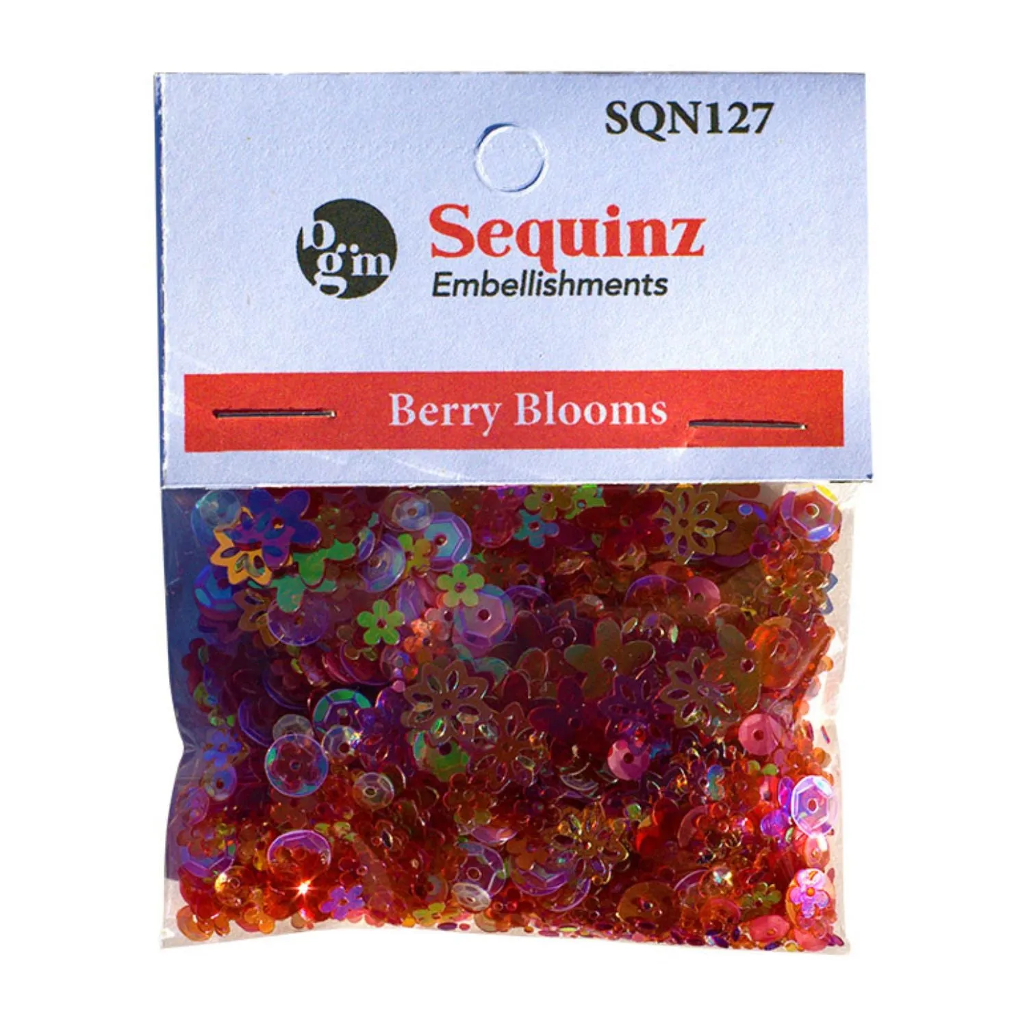 Berry Blooms Sequins