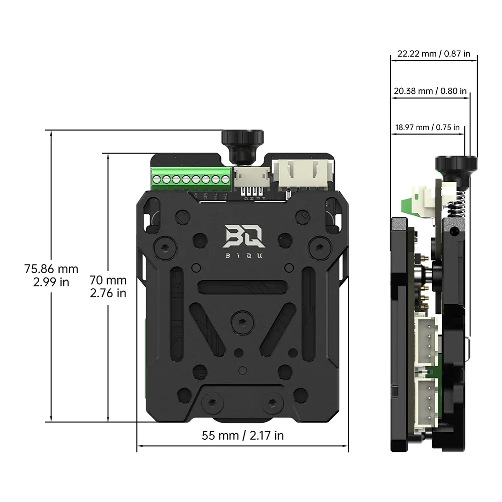 BIQU Hermit Crab V2.0 Quick Change Extruder Hotend Tool For 3D Printing