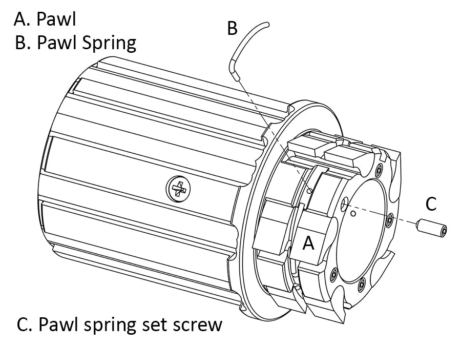 Cassette Hub Body Replacement Parts