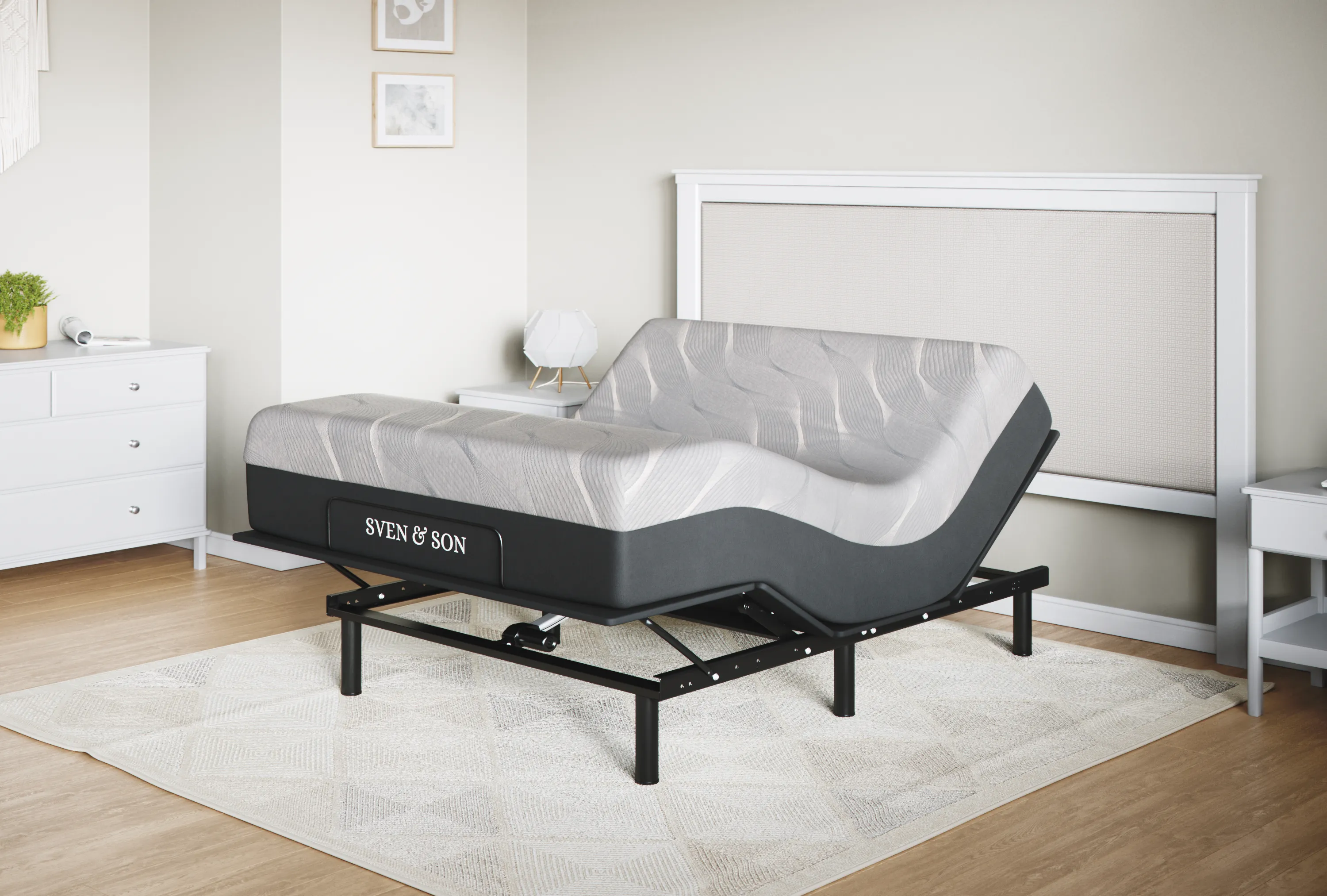 Essential Series Adjustable Bed Base   Choice of Mattress Bundle