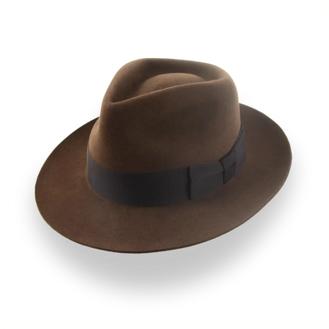 Exclusive Teardrop Crown Fedora for Men | The Capitol