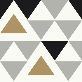 Geometric Triangle Peel and Stick Wallpaper