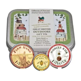 Great British Outdoors Gift Tin by Filberts Bees