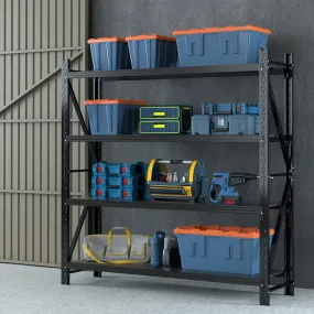 Heavy-Duty Steel Garage Rack, 200kg/Shelf - Giantz