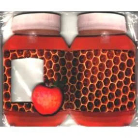 Honey with Apple Foldover Cutouts / Cards Set of 20