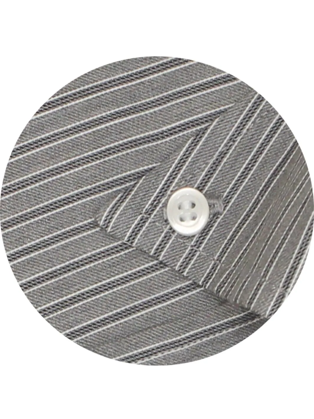 Men's Premium Cotton Striped Shirt - Grey Stripes (1129)