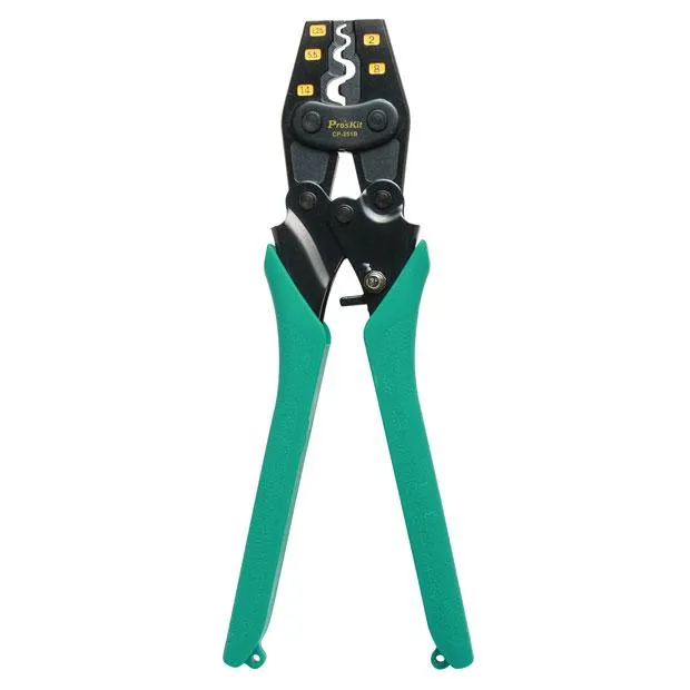 Non-Insulated Ratcheted Terminal Crimper, 8-2 AWG