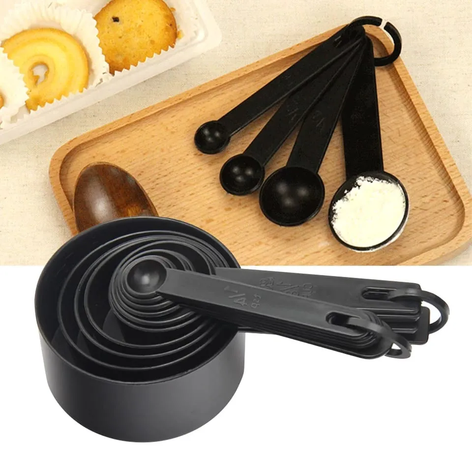 Pack Of 10 PC - Kitchen Measuring Tool Measuring Cups and Spoons Coffee Sugar Scoop Baking Measuring Cups Cooking Baking Accessories