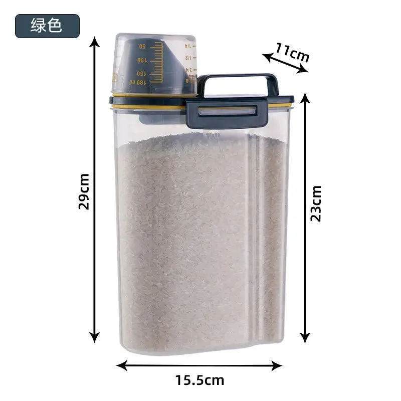 Pet Food Storage Tank with Measuring Cup