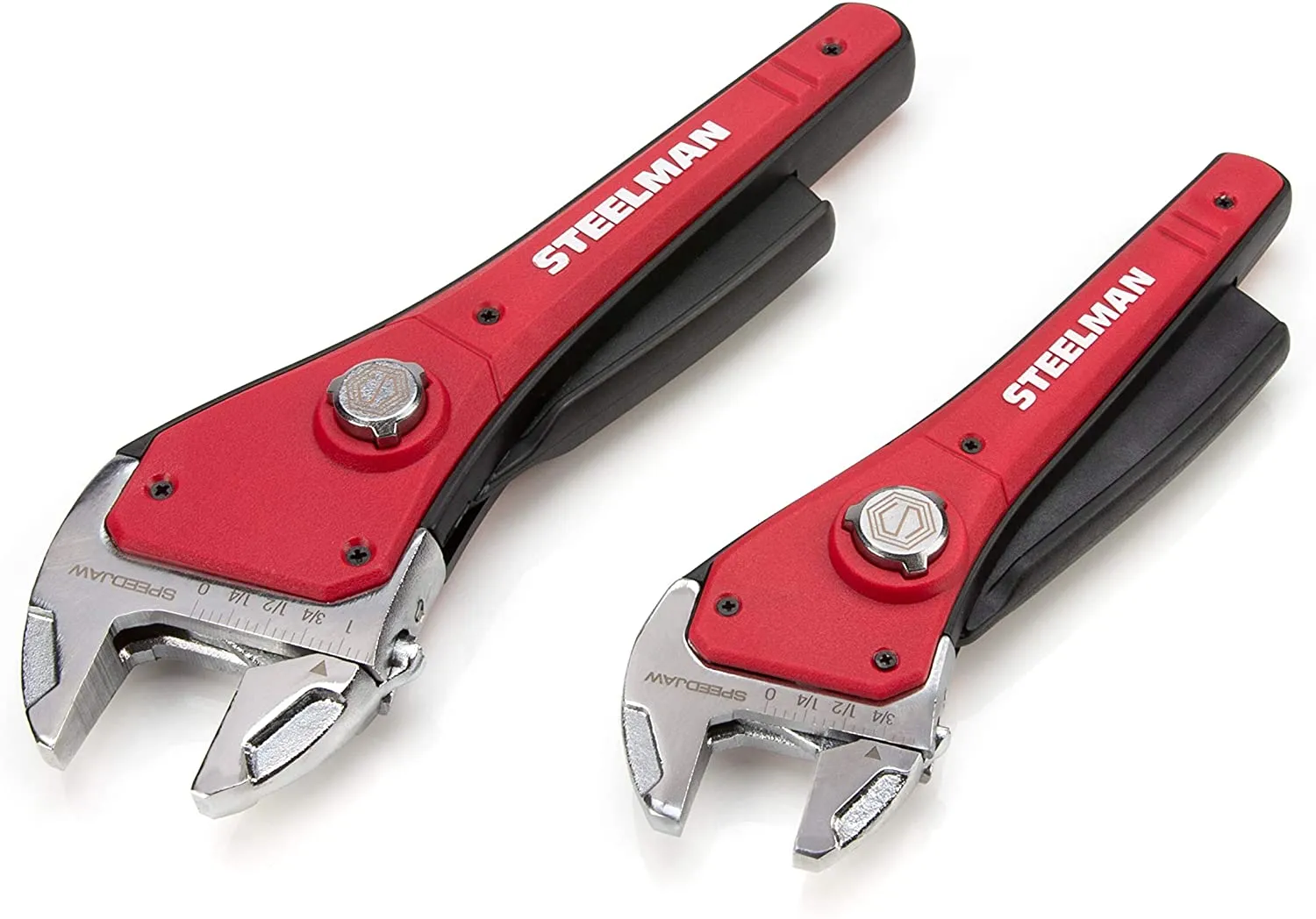 STEELMAN  2-Piece 6 in. and 8 in. Speedjaw Rapid-Adjustable Wrench Set