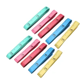 Wefab Soft Tape 10 pcs Box Measures Double-Scale 60-Inch/150cm Soft Tape Measure Ruler