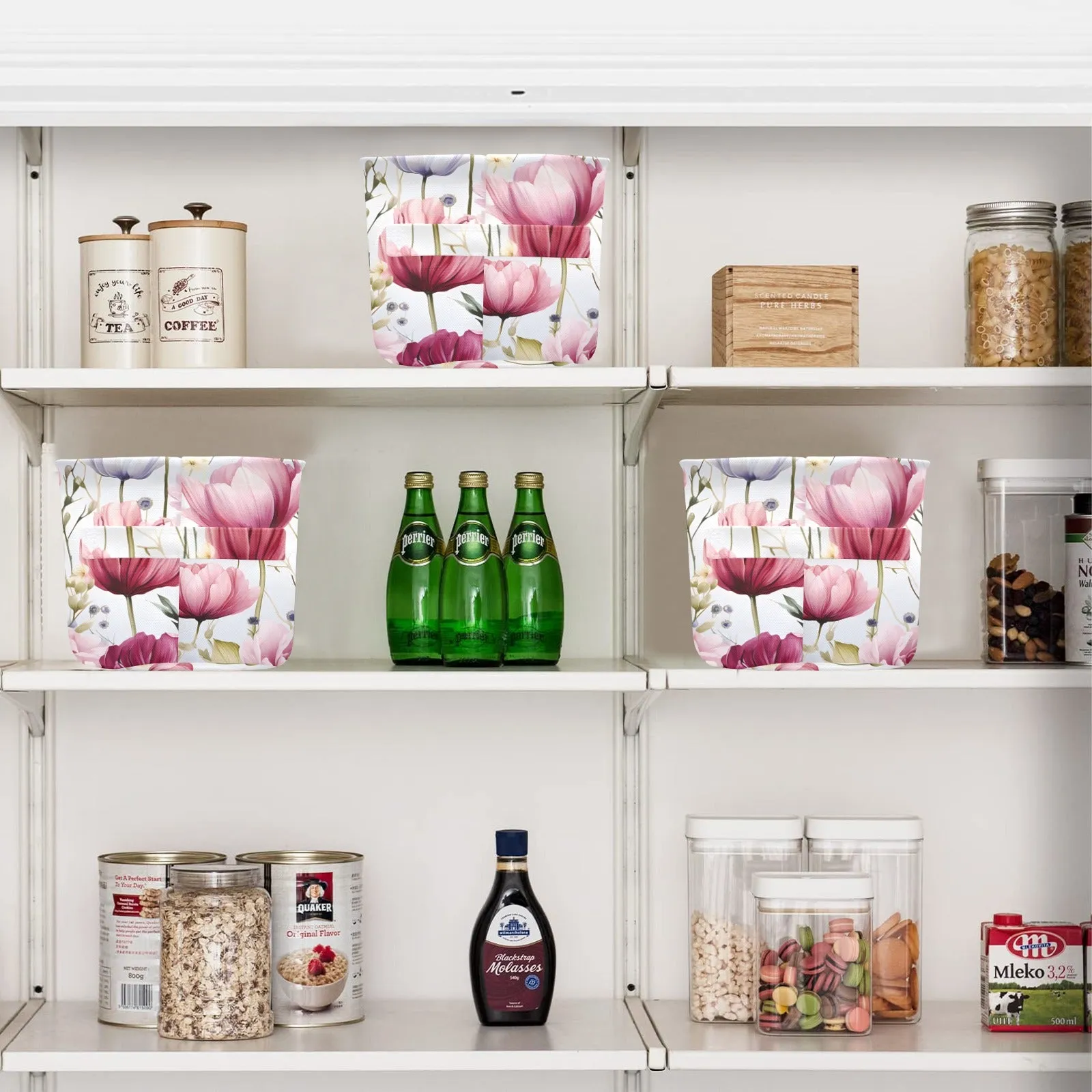 Wildflowers Fabric Storage Basket